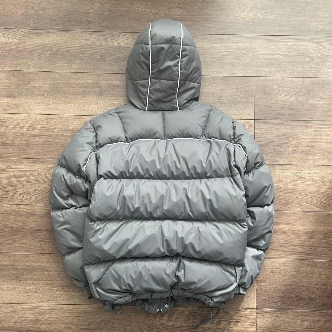 【即日発送】NIKE 90s 00s ダウンジャケット 刺繍ロゴ グレーy2k