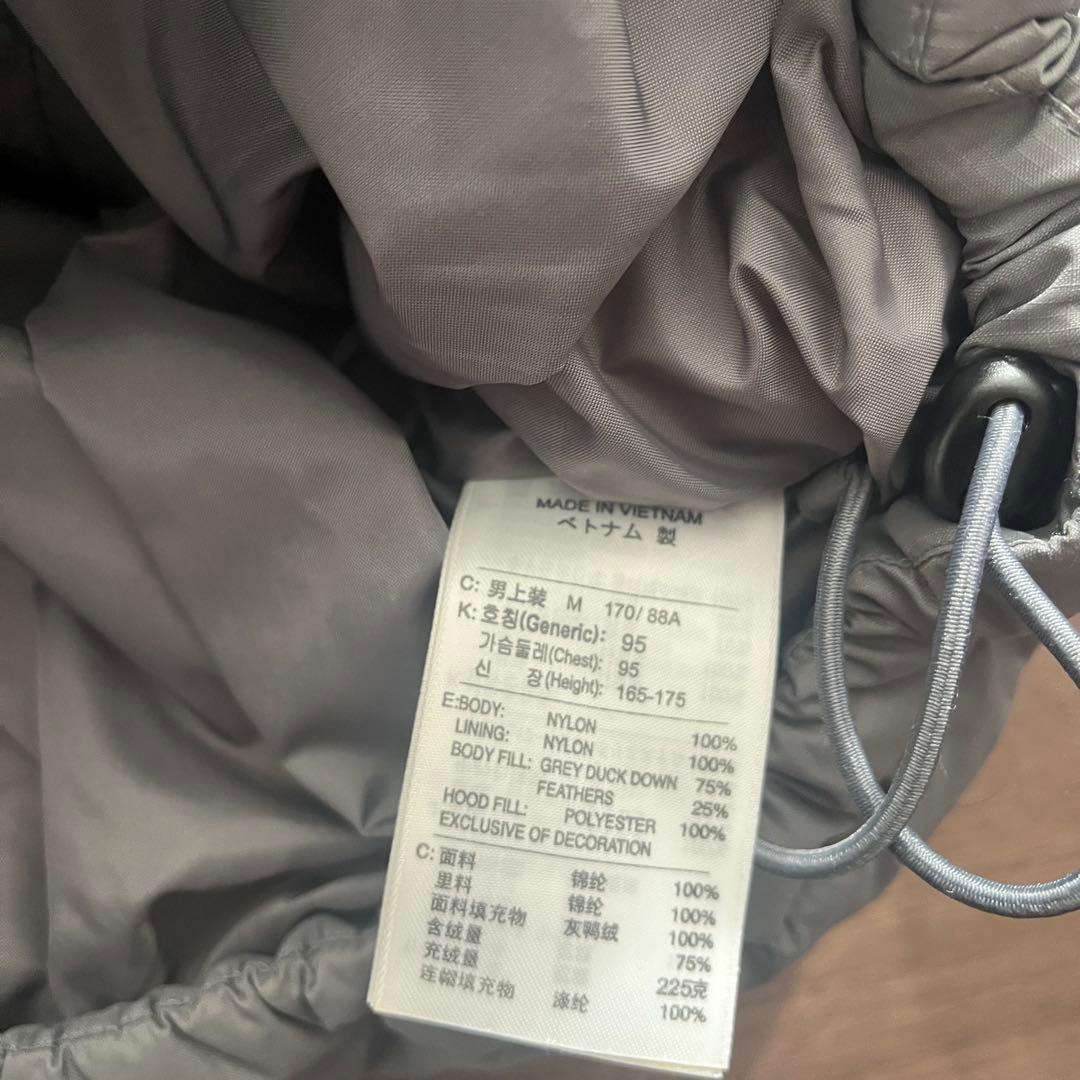 【即日発送】NIKE 90s 00s ダウンジャケット 刺繍ロゴ グレーy2k