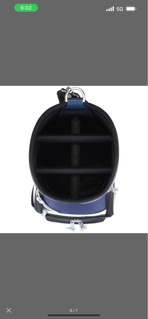 JONES　トリコロールカラーゴルフバッグ