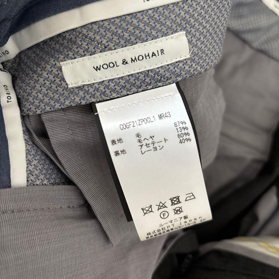 k*8様 PT TORINO ウールモヘアスラックス 48 GENTLEMAN