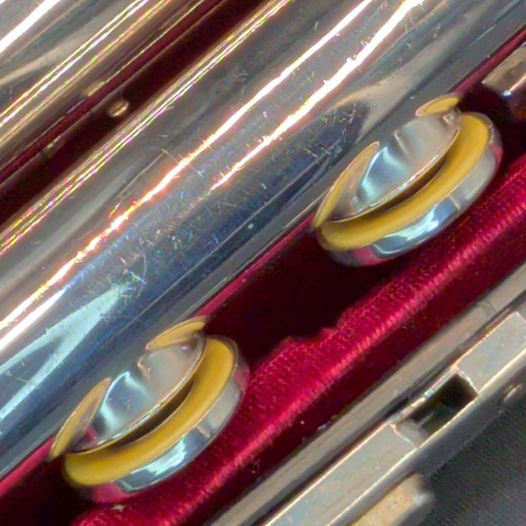 フルート　調整済　ヤマハ　YFL311（頭部管銀製Eメカ仕様銀メッキ仕上げ）