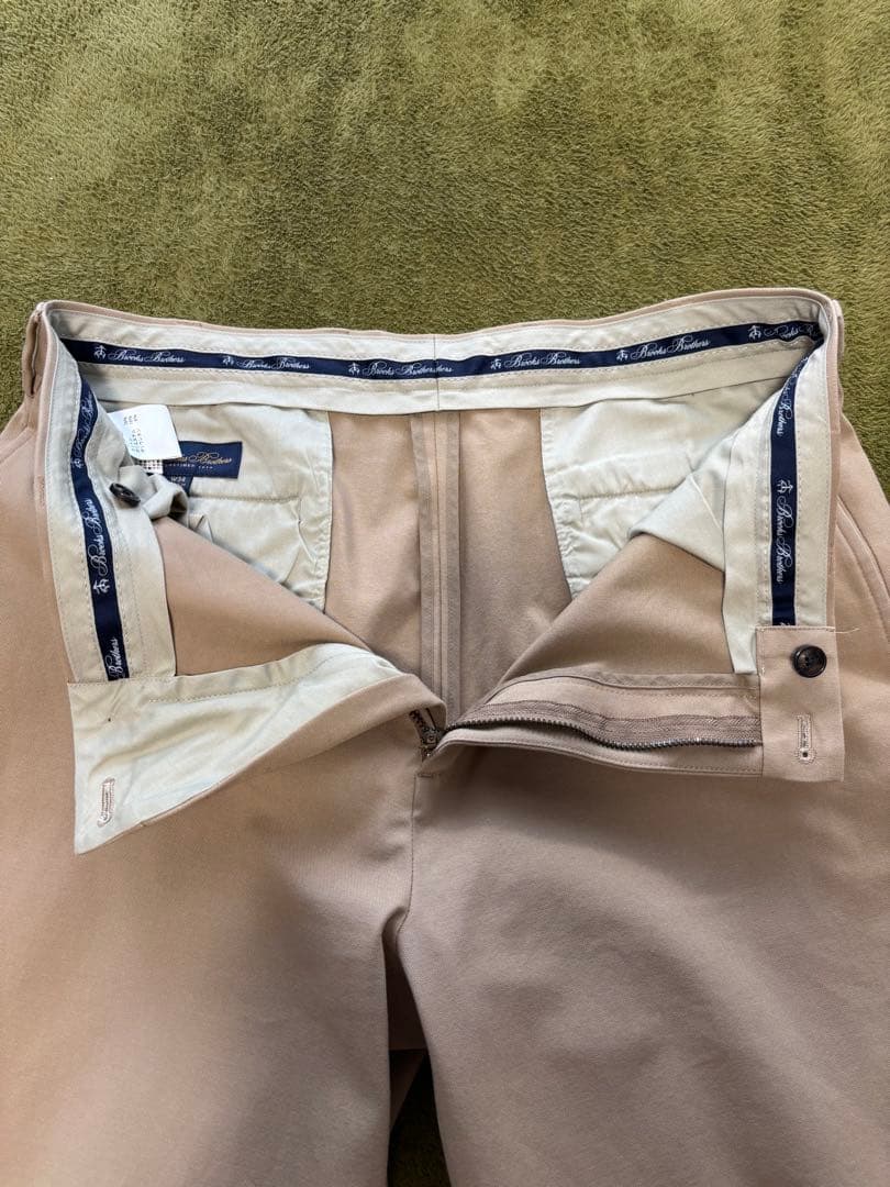 ロンハーマン別注 ブルックスブラザーズチノパン34 ベージュ - メルカリ