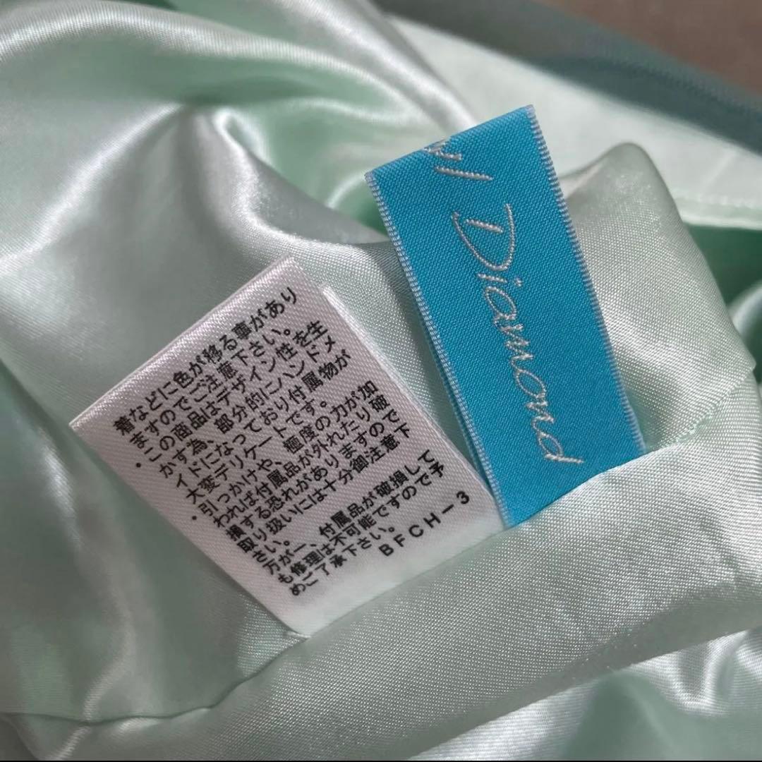 【美品】Aimer 定価3万円❣️チュール ドレス　9号　M エメ　グリーン