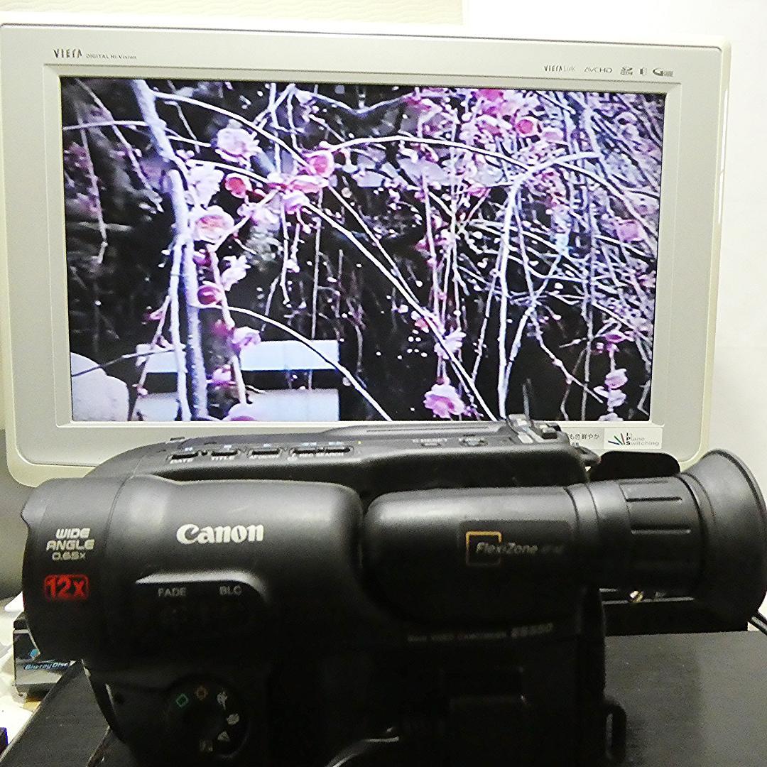 動動作良好 キャノンES550 Video8 8ミリビデオカメラ DVD化に最適