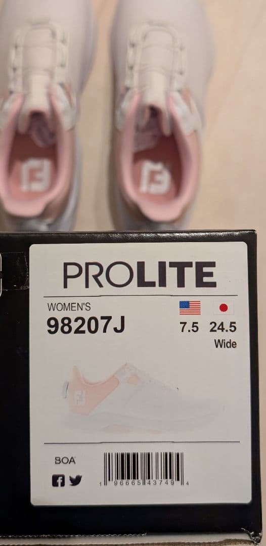 フットジョイ 新品　ゴルフシューズ 24.5cm