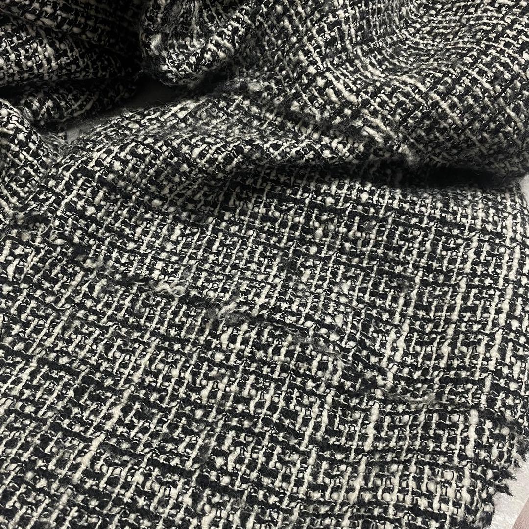 ジャケット・アウター louren stand collar tweed coat