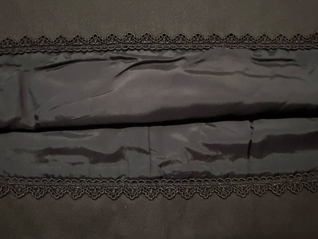 美品★FOXEYフォクシースカート クロスフレア ロゴプレート付キルティング40