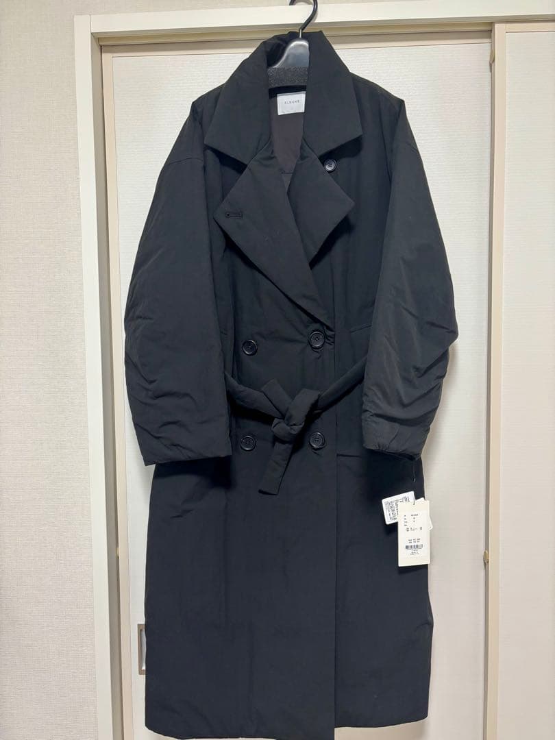 SELECT中綿テーラードロングコート　ブラック　chouchou