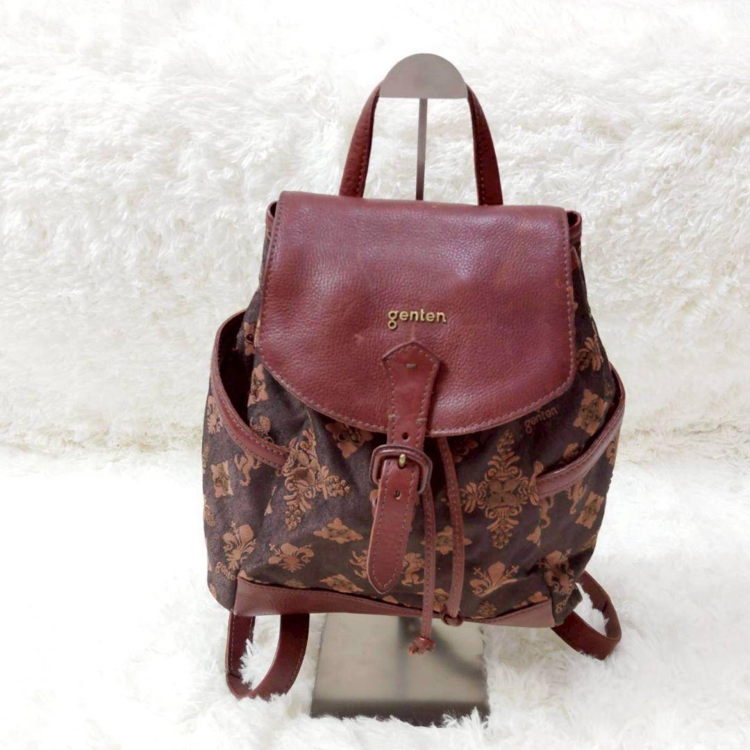 【希少】GENTEN 廃盤 インタラクティブモノグラム リュック