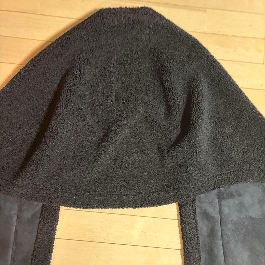 【美品】ハウントボアストールロング　ブラック