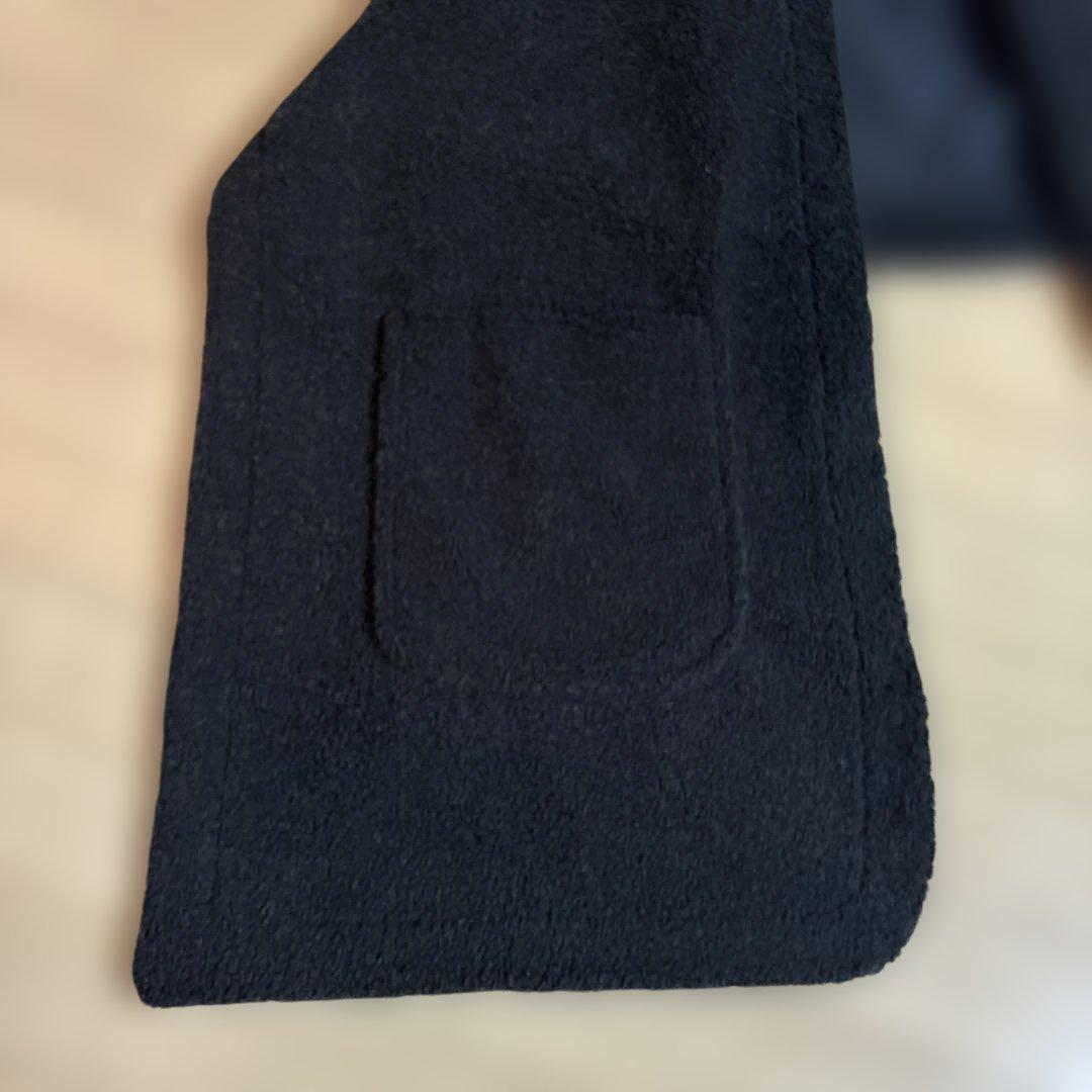 【美品】ハウントボアストールロング　ブラック