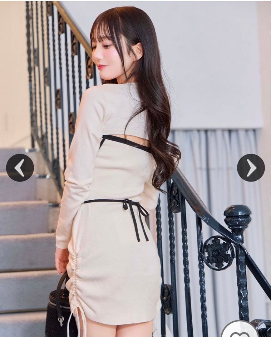 クロスニットワンピースセット - メルカリ