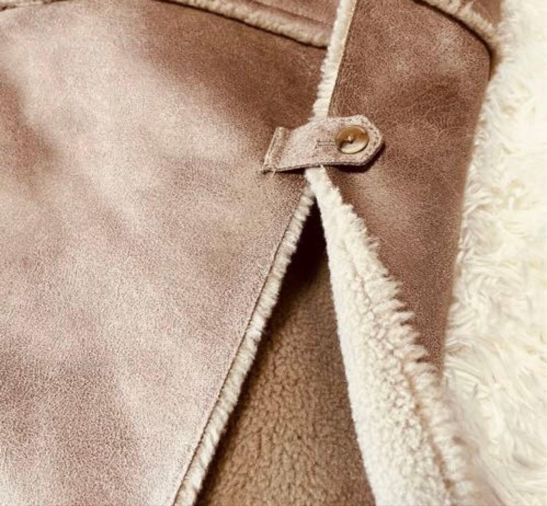 [お値下げ] AMERI アメリ リバーシブル ボア ポンチョ ケープコート