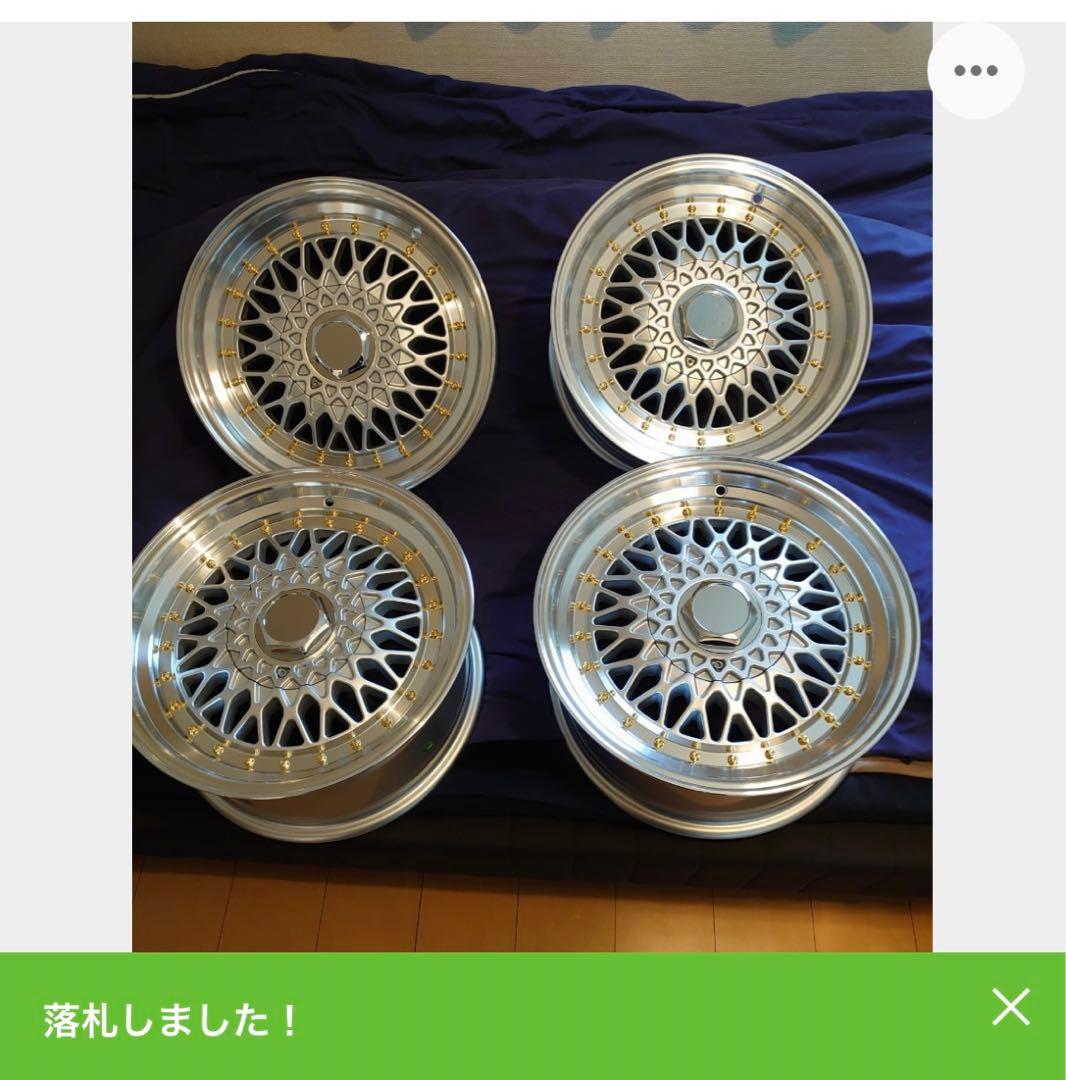 BBS風メッシュホイール ロードスターなどに タイヤ付き - メルカリ