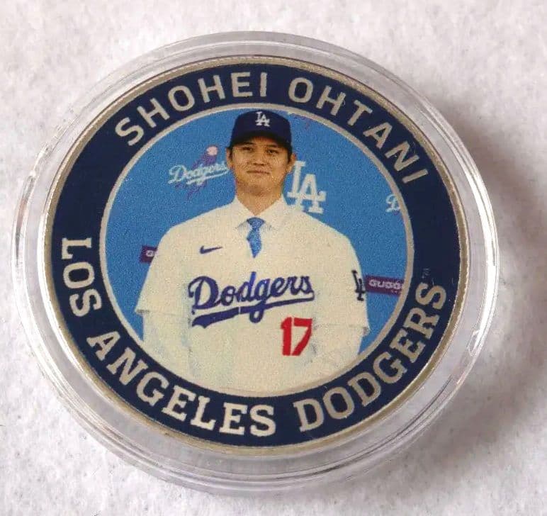 【ドジャース移籍記念】大谷翔平シルバー（メダル）、2024個限定