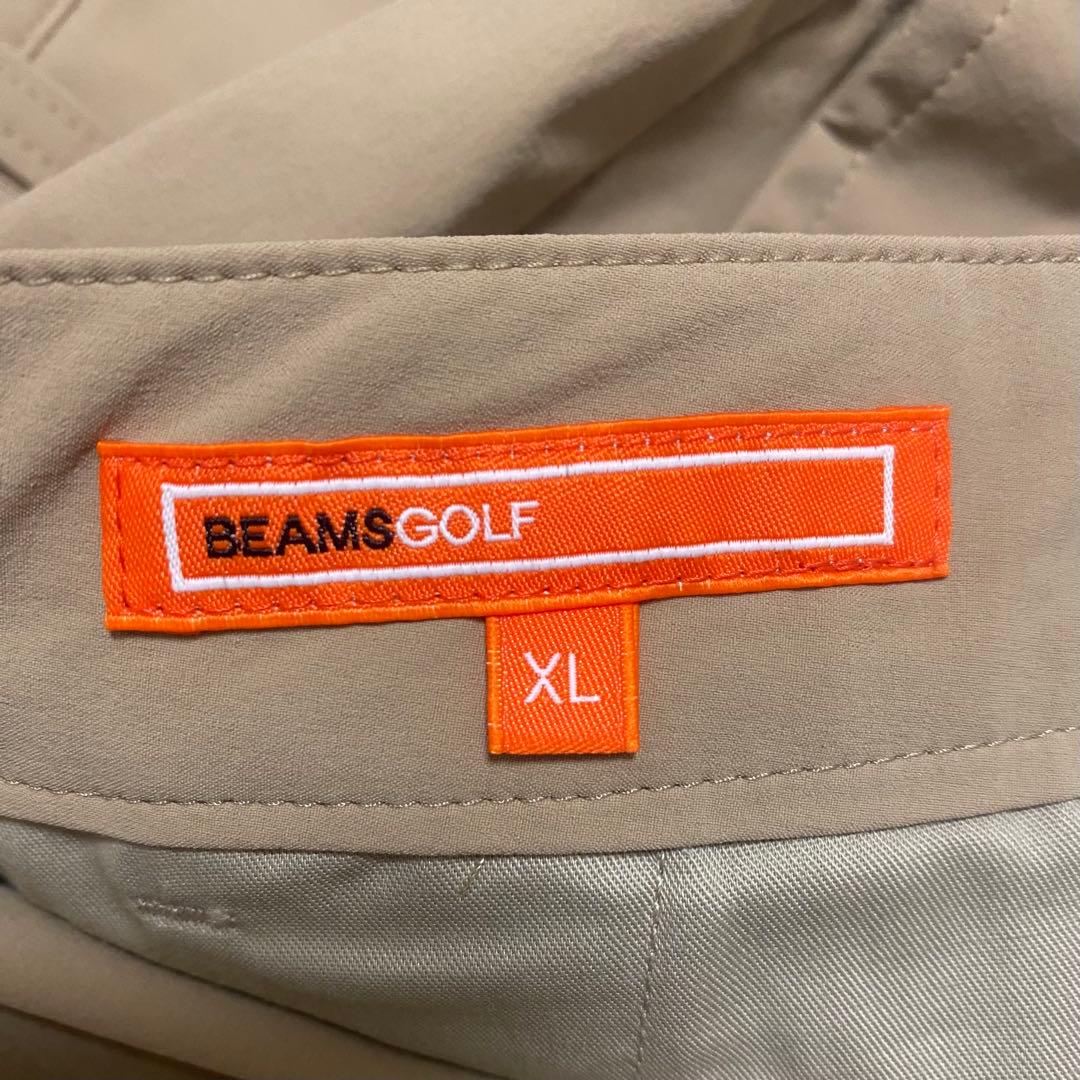 a771 ビームスゴルフ タグ付 定価19000円 ゴルフパンツ ベージュ XL