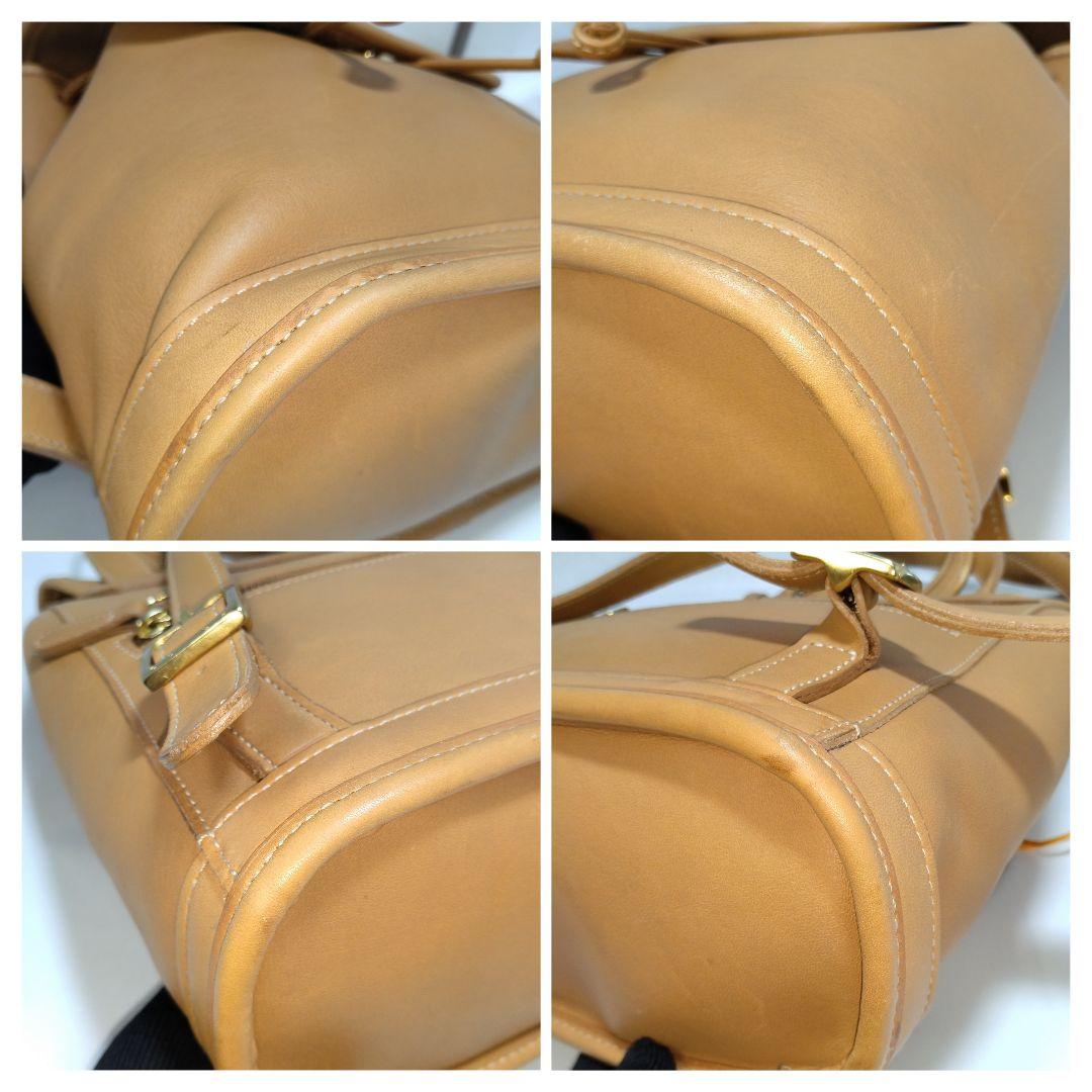 極美品 オールド コーチ ミニ リュック キャメル バックパック レザー 希少