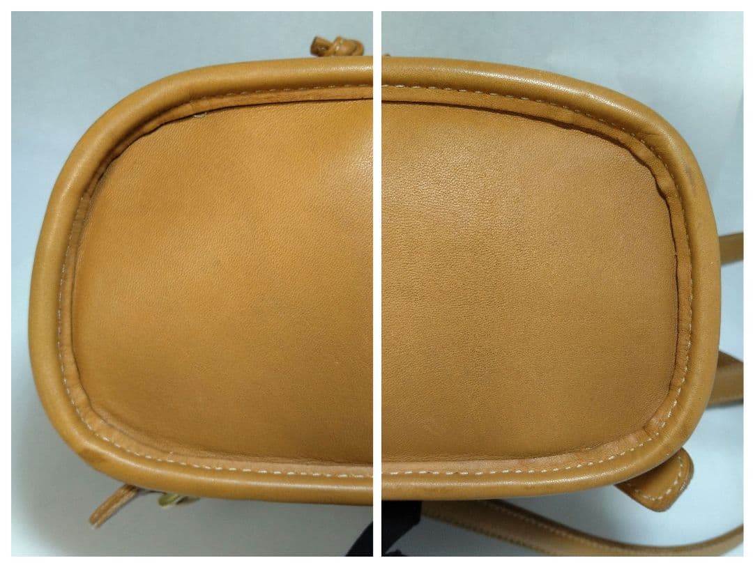 極美品 オールド コーチ ミニ リュック キャメル バックパック レザー 希少