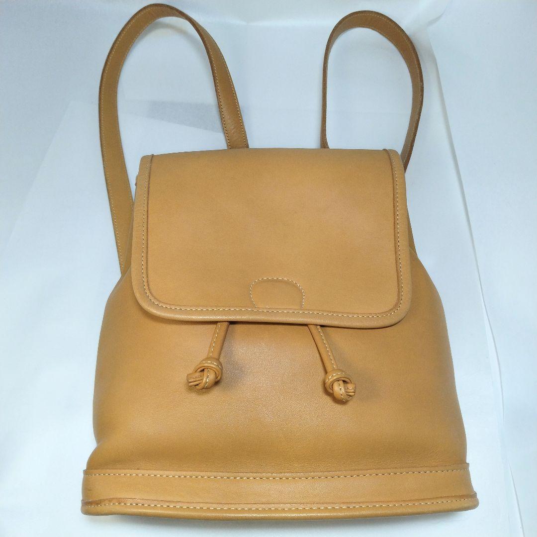 極美品 オールド コーチ ミニ リュック キャメル バックパック レザー 希少