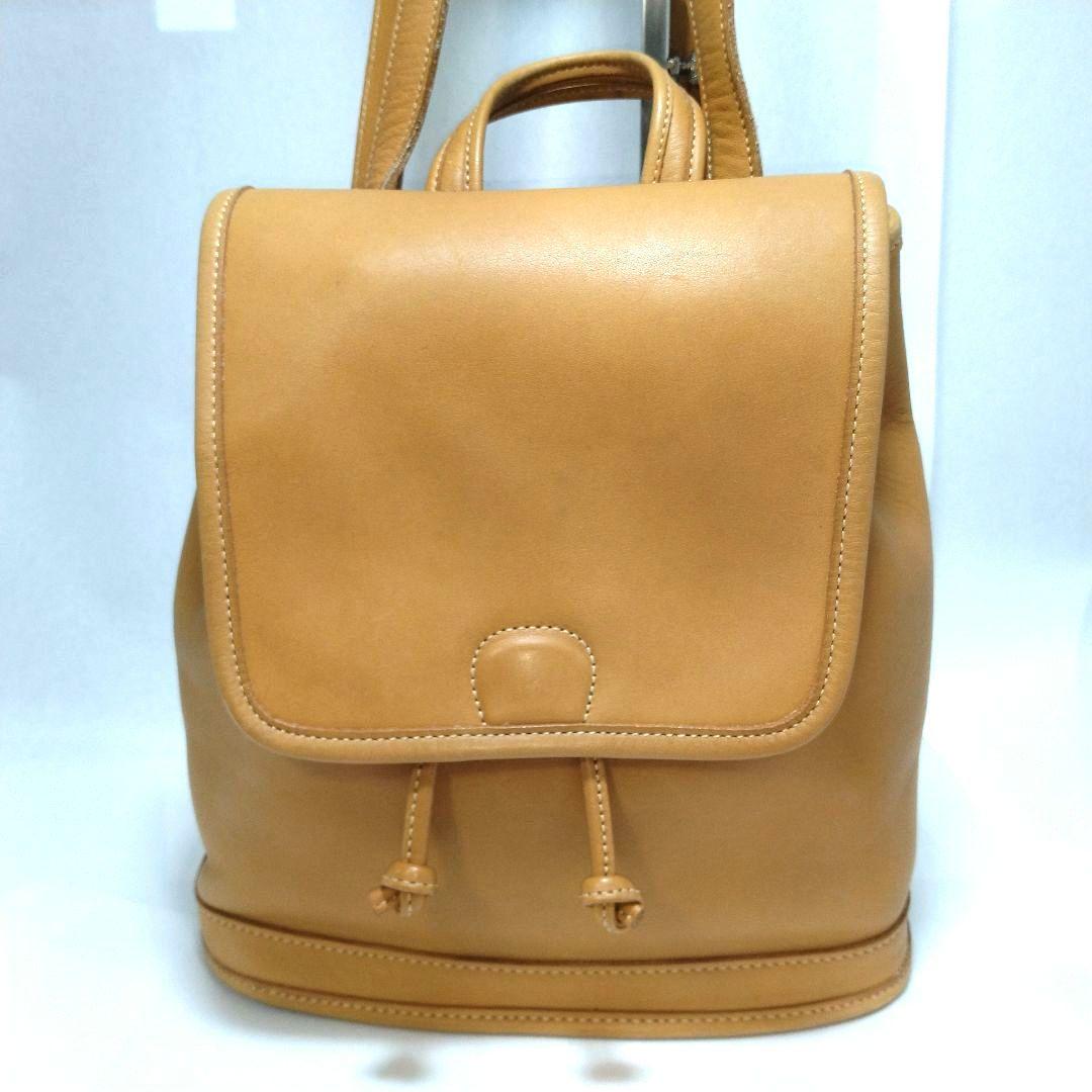 極美品 オールド コーチ ミニ リュック キャメル バックパック レザー 希少