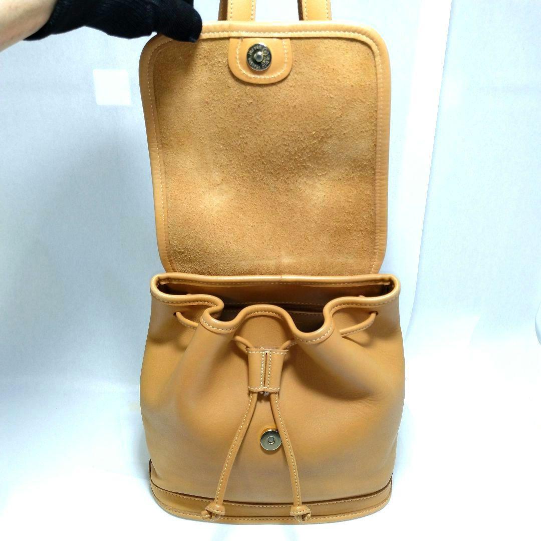 極美品 オールド コーチ ミニ リュック キャメル バックパック レザー 希少