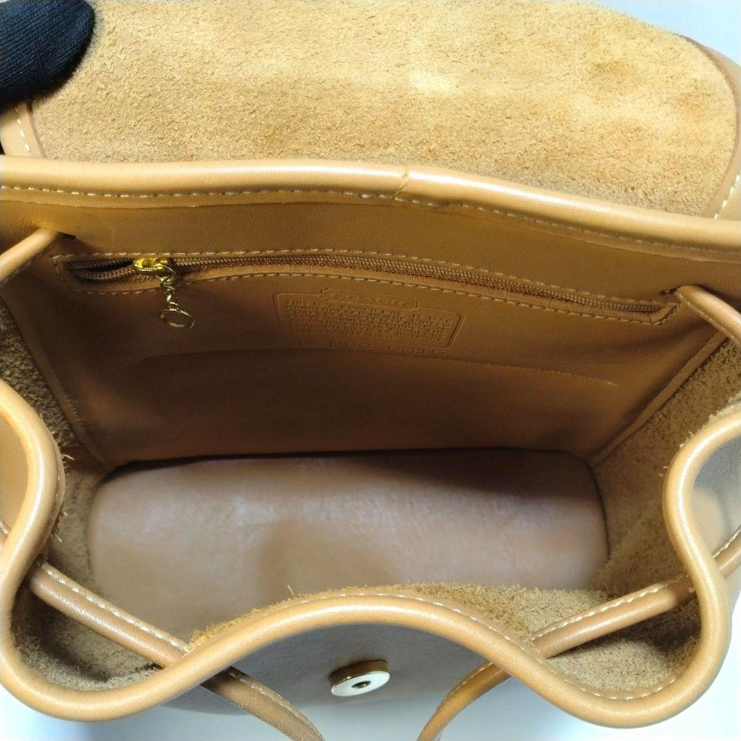 極美品 オールド コーチ ミニ リュック キャメル バックパック レザー 希少
