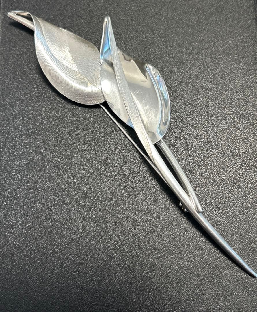 Christian Dior リーフモチーフブローチ SV925 希少