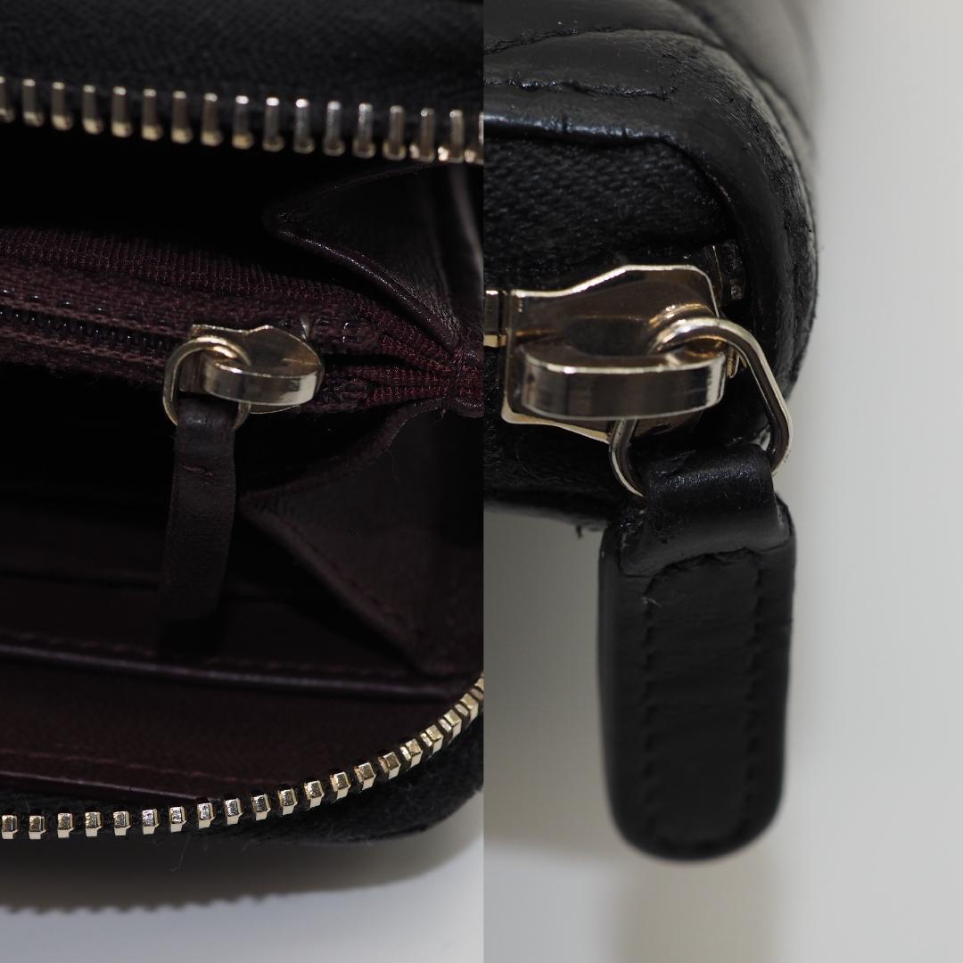 【美品】CHANEL　シャネル　マトラッセ　ラウンドファスナー　長財布