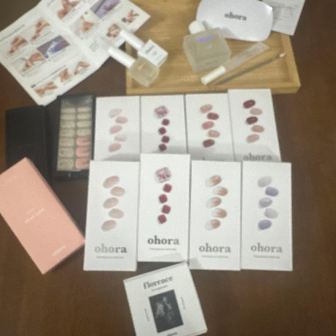 新品未使用　ohora オーホラネイル　スタートキット　総計25000円分以上