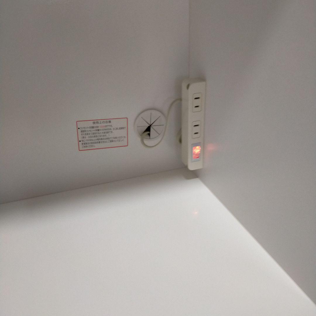 【4/8までの出品！】美品送料込み　ニトリ　キッチンボード　幅90cm　ホワイト