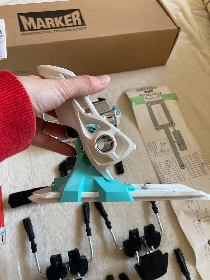 Marker Squire スキー ビンディング ターコイズブルー - メルカリ