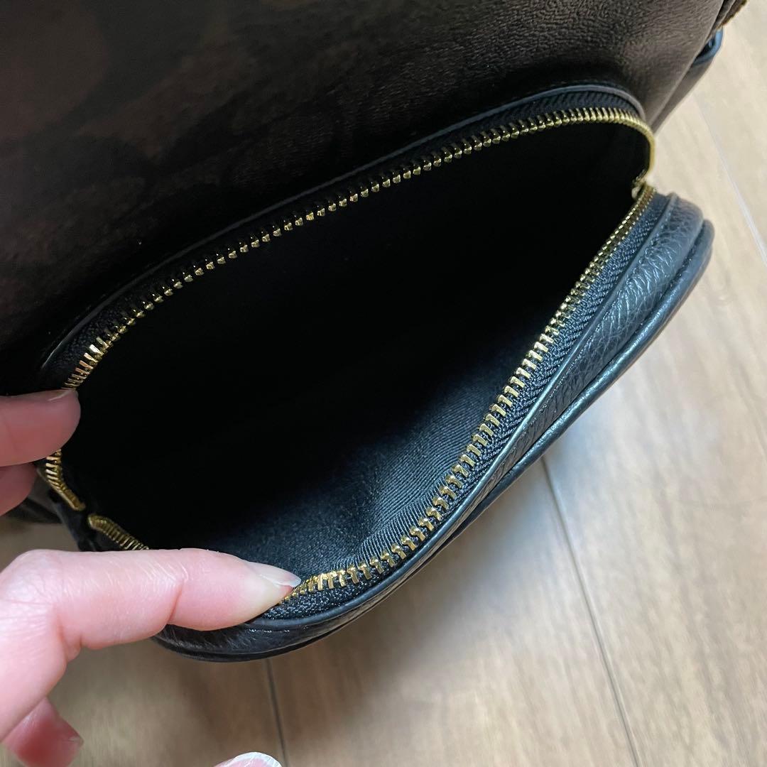 COACH シグネチャー ミニリュック バックパック ブラウン
