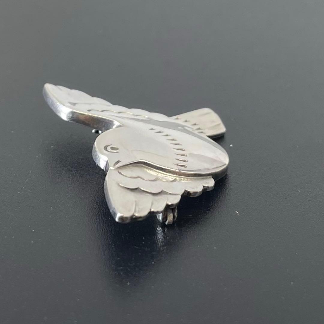 美品✨ジョージジェンセン ブローチ バード ハト #320 SV925 シルバー