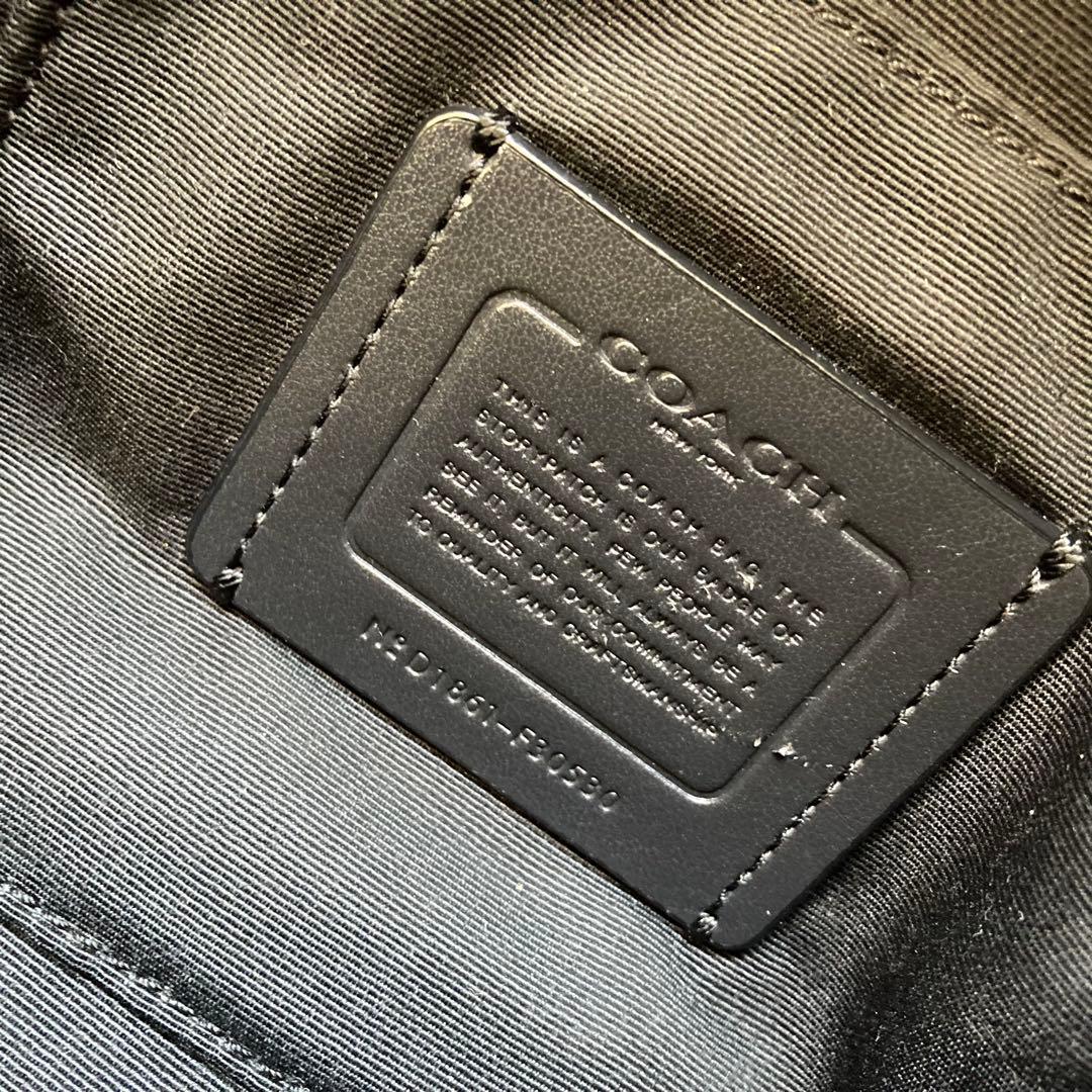 COACH コーチ アンディ リュック レザー 黒 ブラック