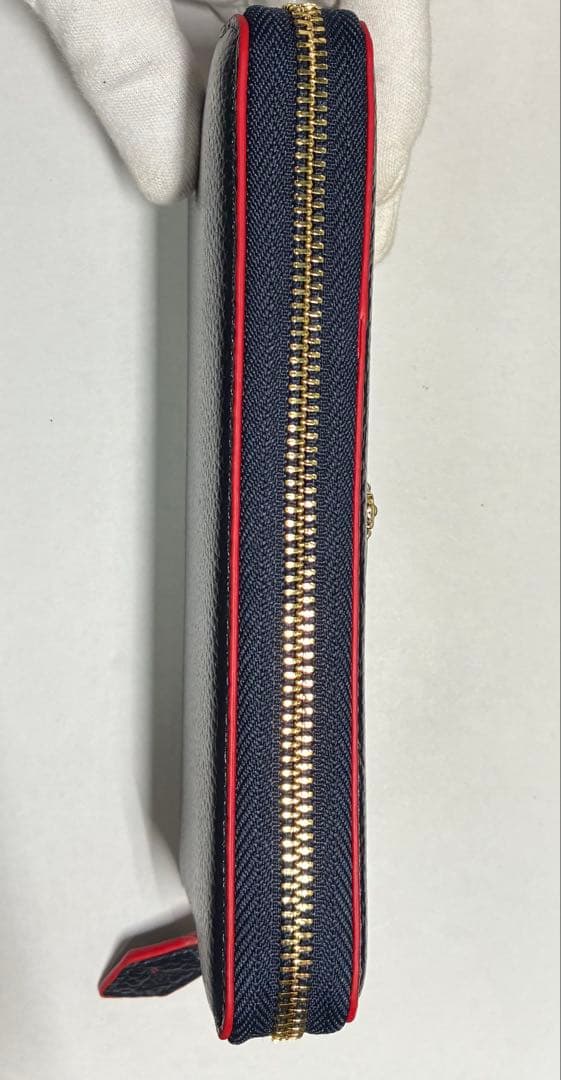 ☆希少【新品】ヴィヴィアンウエストウッド ラウンドファスナー長財布 大容量 青赤