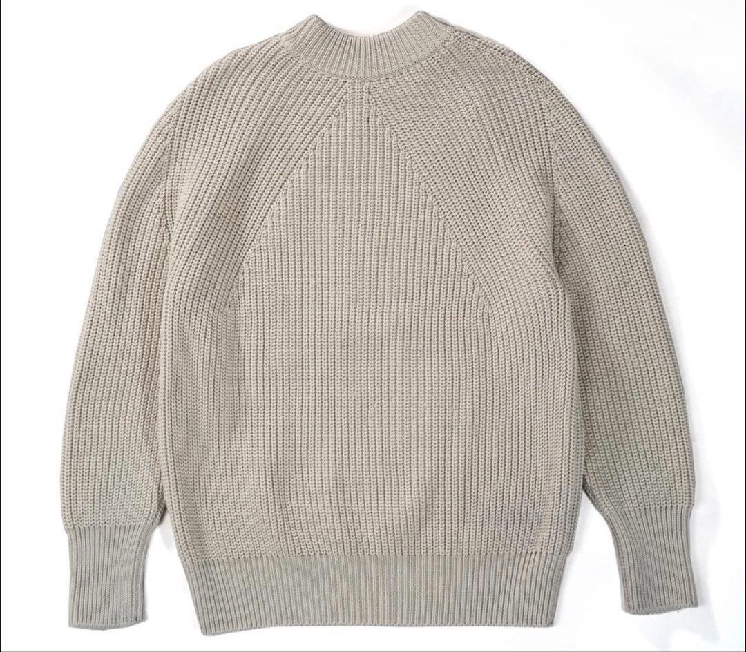 BATONER ウールシグネチャーモックネックセーターニット 3サイズ