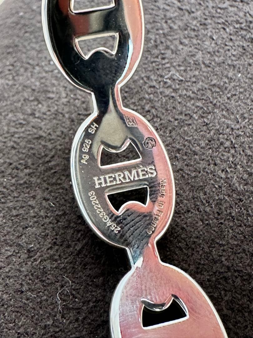 【新品】HERMES ブレスレット SHサイズ シェーヌダンクル アンシェネMM