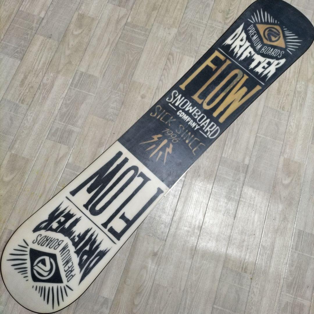 FLOW フロー　BURTON スノーボード板　　ダブルキャンバー