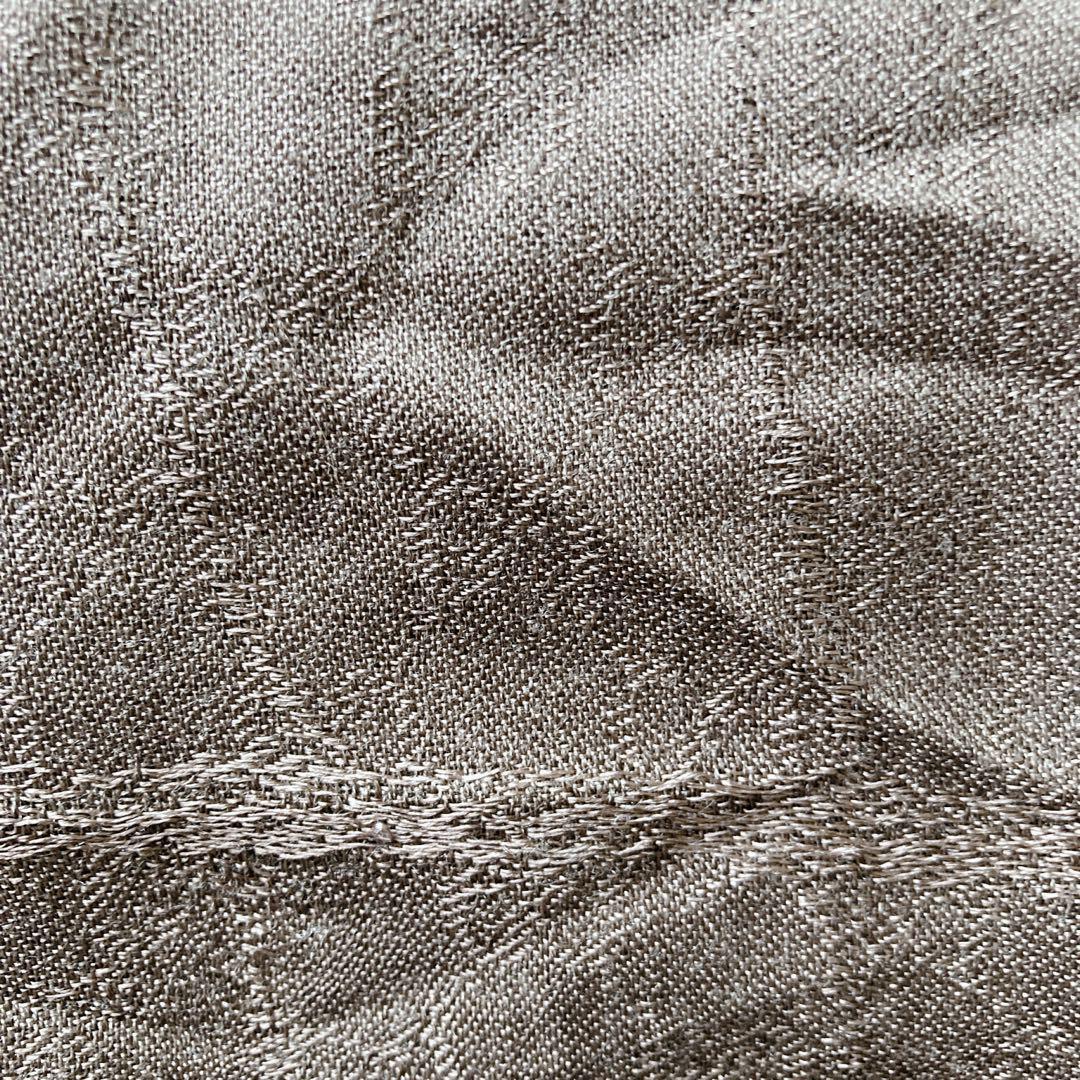 GUCCI グッチ シルク フォックス ファー付ストール 大判 GG柄