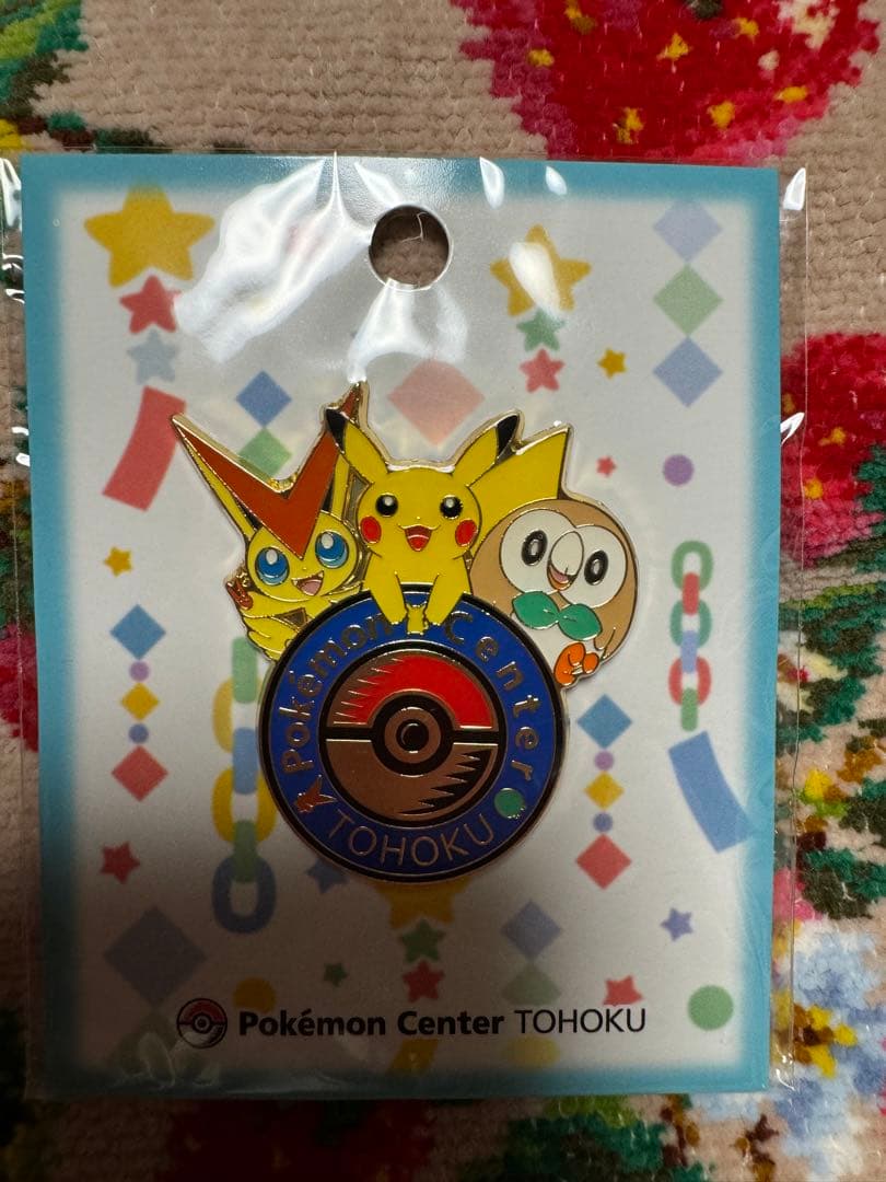 新品ポケモンセンタートウホクR限定ロゴピンズリニューアルオープン