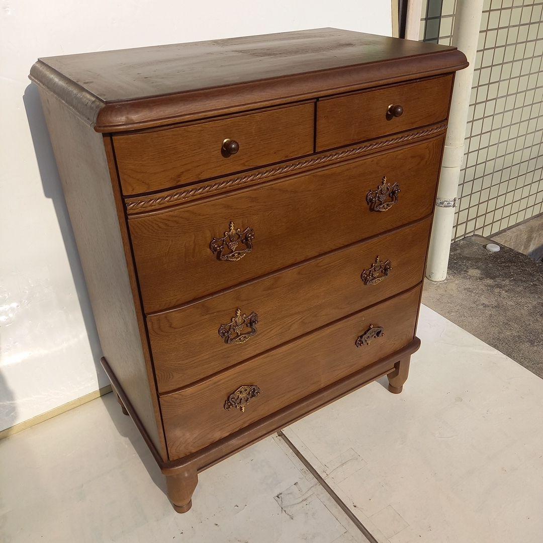 アンティーク家具 4段 チェスト