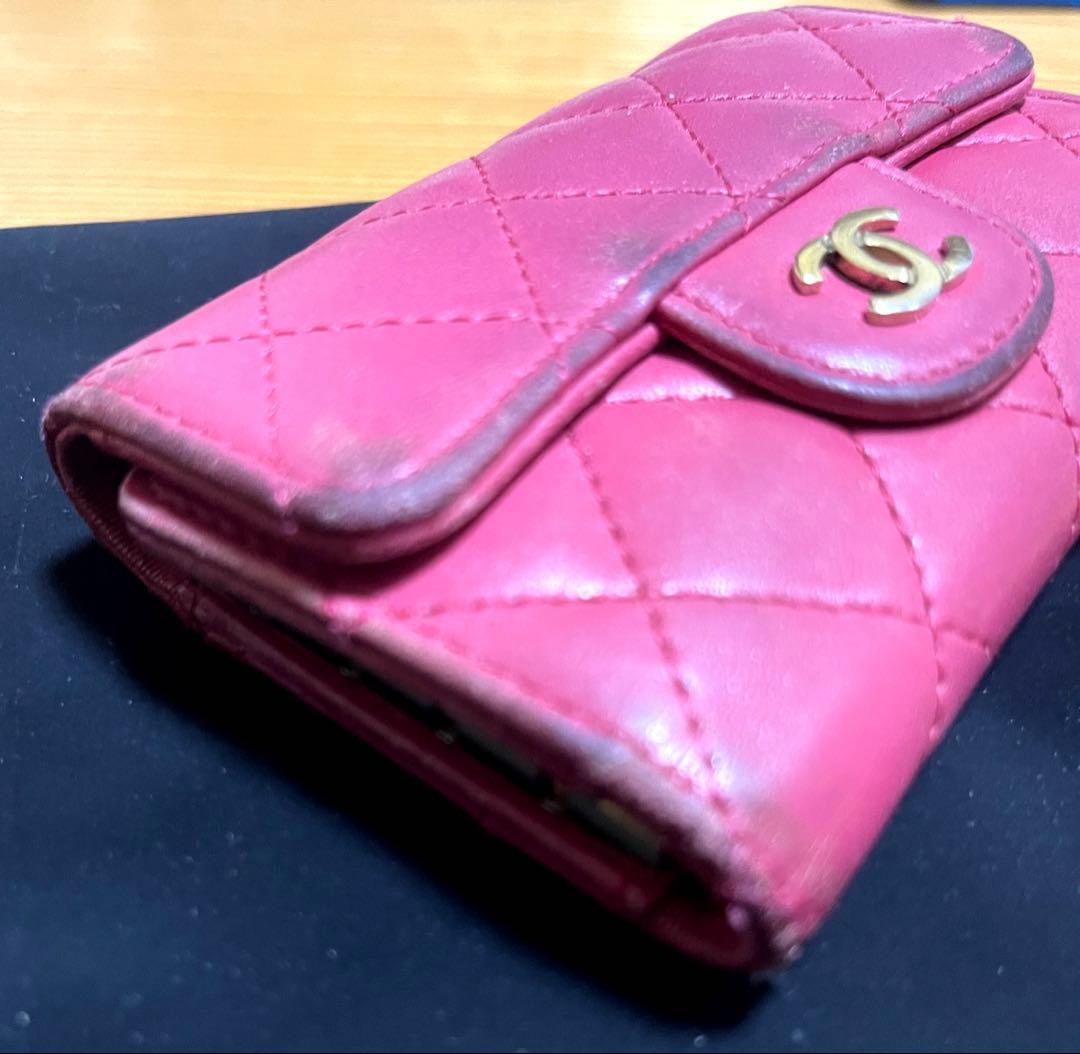 寿*司様 CHANEL ピンク キーケース