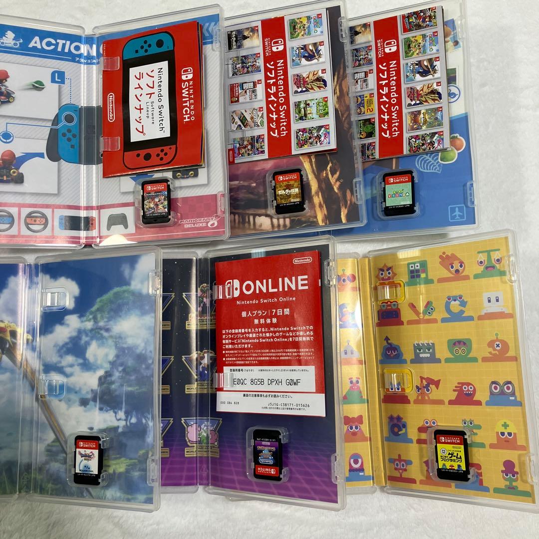 Nintendo Switch 本体+ソフト6本+周辺機器　美品