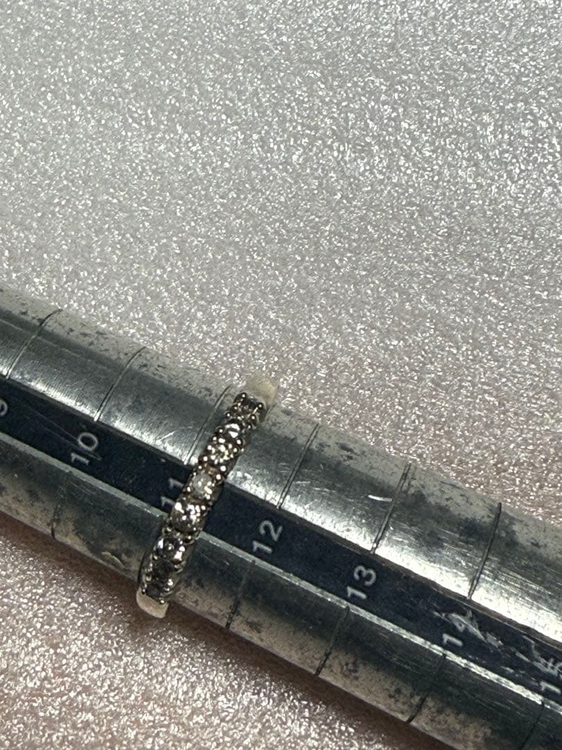 ジュエリーツツミ　K10 ダイヤ0.3カラットリング約11.5号