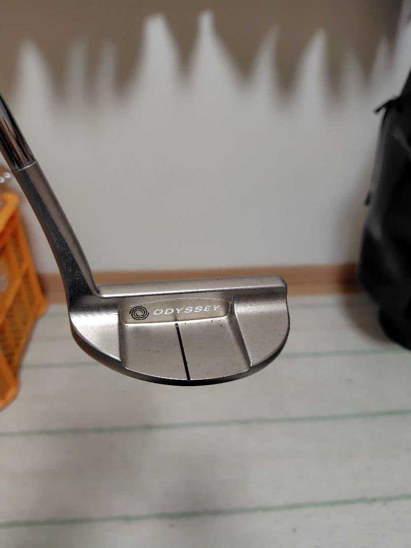 希少　ODYSSEY WHITE DAMASCUS 9 パター