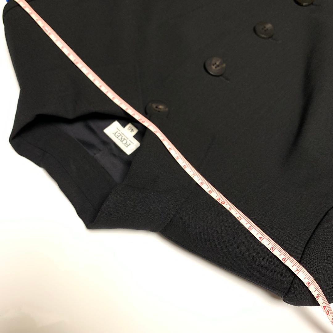 フォクシー アンサンブル ワンピース セットアップ フォーマル ドレス ブラック