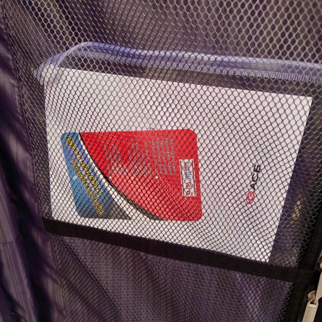 ACE ロンソン 48-58L スーツケース Mサイズ TASロック - メルカリ
