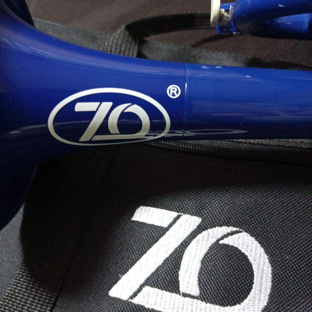 ZO プラスチックトランペット本体 青&黒 ソフトケースマウスピース付