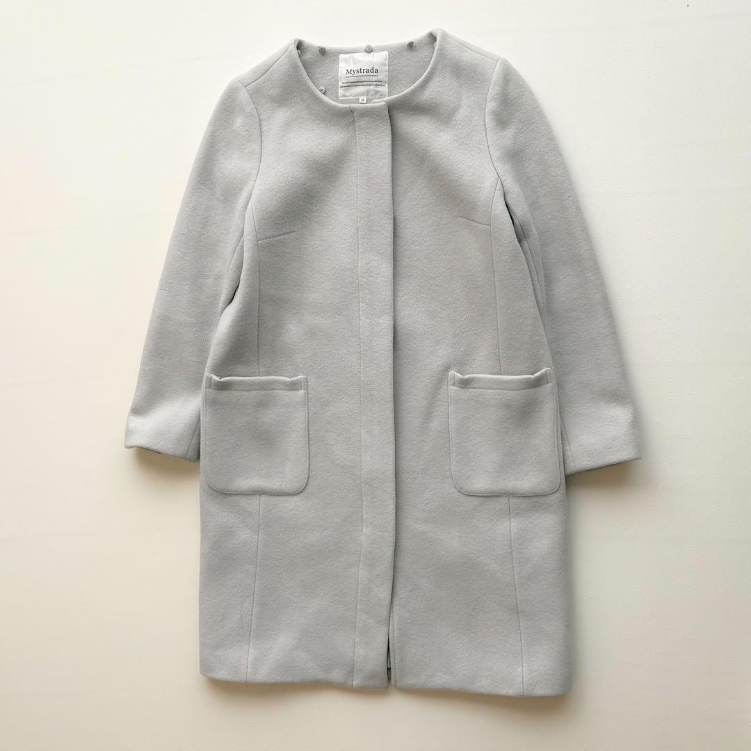 芸能人着用✨Mystrada 4way フォックスファーコート リアルファー