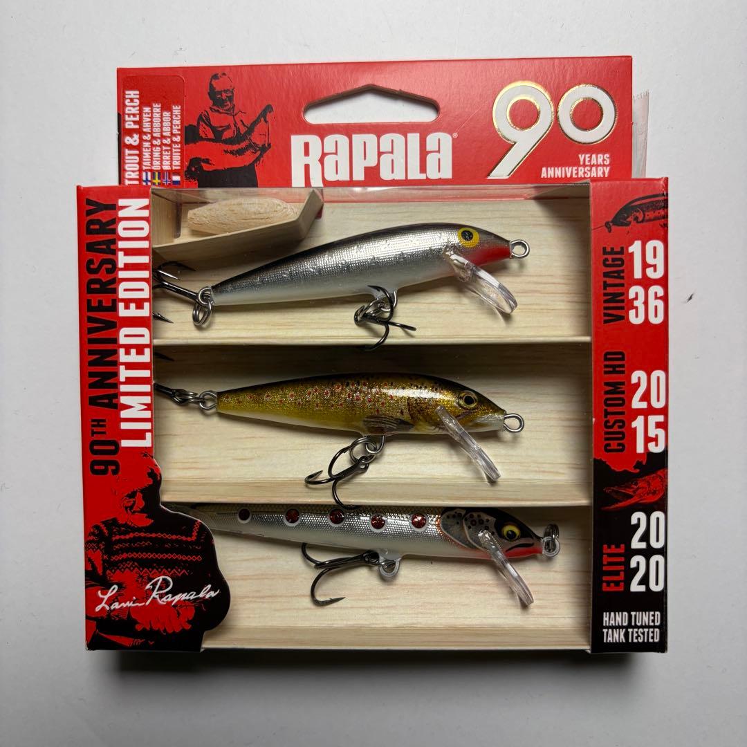 【レア】ラパラ 90周年Rapala 90th アニバーサリー　ルアーセット